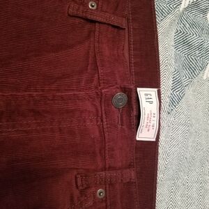 GAP Burgundy Corduroy Pants